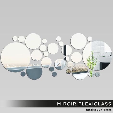 Miroir Plexiglass - Ronds - 75x180 cm