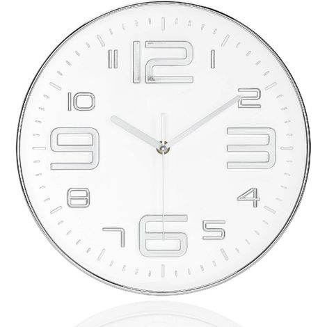 ANDREA HOUSE AX17055 Reloj Pared Cromo Ø30X4,5 cm - ref: AX17055 (1/2)