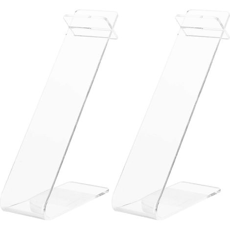 2 Stück Schuhaufbewahrungsständer aus Acryl für High Heels, transparenter Schuhhalter, Schuhablage, Schuhständer für den Einzelhandel-24X13X6CM (1/2)