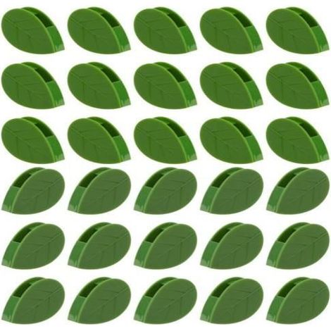 50 Stück Pflanzenclips, Befestigung für Kletterpflanzen, selbstklebende Halterungen für Deko-Stützen.