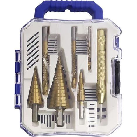 Lima rotativa para carpintería, juego de 7 brocas trapezoidales (1/5)