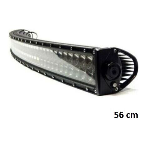 Barre LED courbée et fine 56 cm x 5,5 cm — Puissante, 120W, 40 LED, 12-24V — Pour ATV (quad), Jeep, 4x4, tout-terrain, camion, v