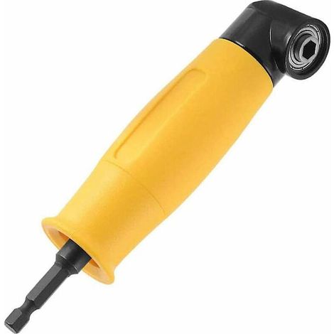 coffret De Forets Pour Perceuse  6.35mm Hex Tige Tournevis  Angle Droit Fixation  Angle Droit  90adaptateur De Support D'extension De Tournevis