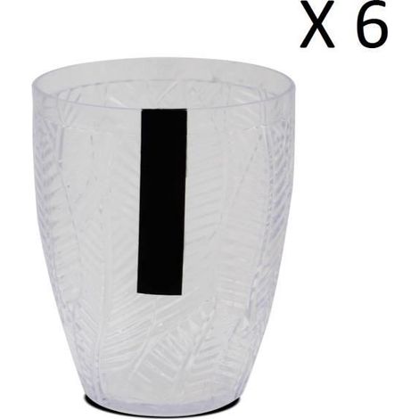 Lot de 6 verre à liqueur, verre dégustation - Diamètre 8.8 x Hauteur 11 cm -JUANIO (1/3)
