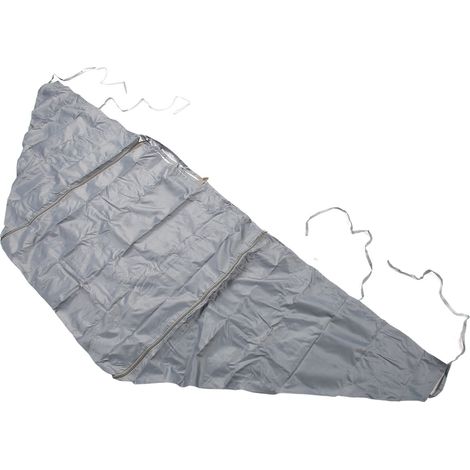 Housse de machine à laver en tissu Oxford 210D gris, facile à installer, résistante au soleil et imperméable. (1/5)