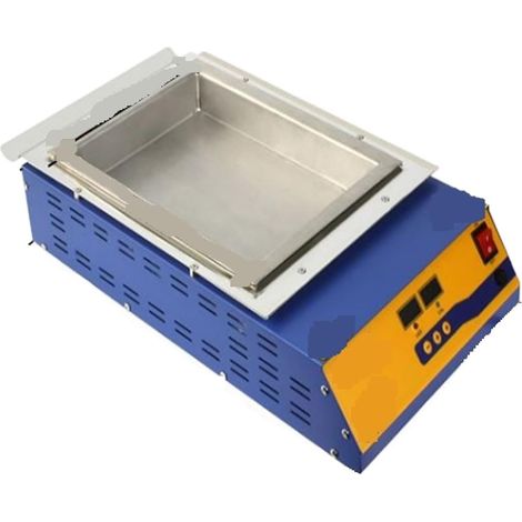 Pot à souder numérique Double sans Plomb, Bain à dessouder 280x200x45mm, 21.2KG, 2000W CM- 280S (1/5)