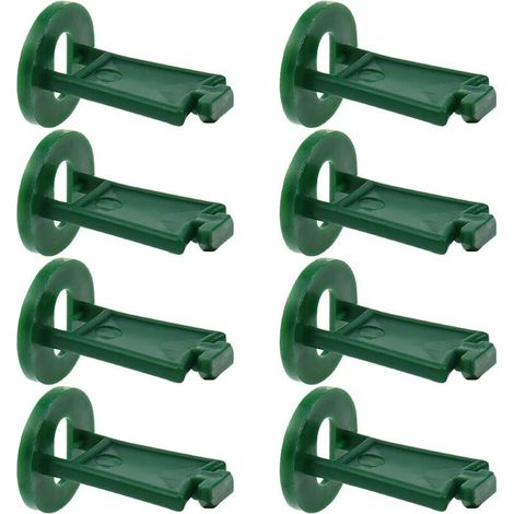 Greenhouse Twist Clips Greenhouse Hook Plant Flower Hanging Clip Set for Garden Parts Fixing Kit Greenhouse Gadgets Greenhouse Hanging Tool - 50pcs (1/5)