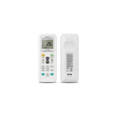 Télécommande Universelle Climatiseur K-1028E 1000 en 1 pour LG, Samsung, Daikin, Midea, Toshiba, Haier, Hitachi, Sharp, Sanyo, Hisense, Remplacement pour Clim avec Écran LCD (1/5)