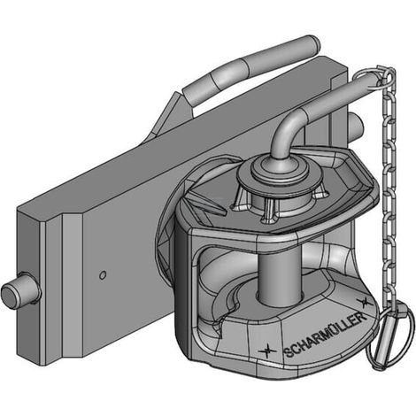 Gancio di traino 314 mm SCHARMÜLLER 03314501A02