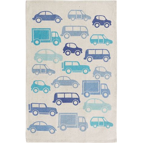 Kids Rug MADURAJ Blue 60 x 90 cm Cotton (1/5)