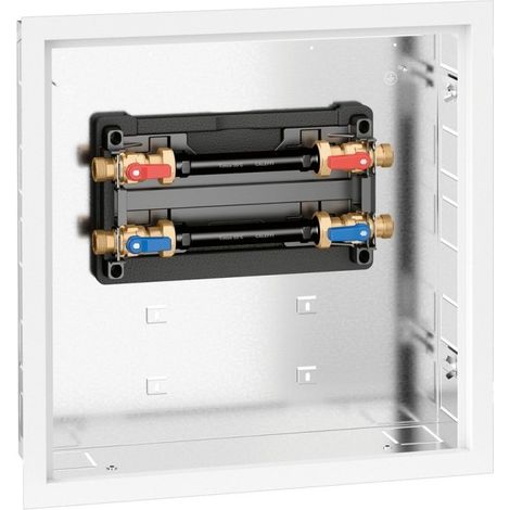 Kit d'attente pour PLURIMOD et PLURIMOD EASY fixation murale isolation gabarit vannes à sphère 3/4" mâle - THERMADOR 700000002