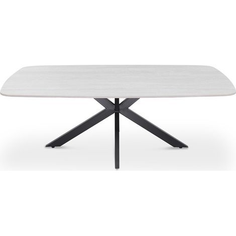 Tavolini ARVENA – Tavolino rettangolare 130x70 cm – 5 colori pietra e marmo – Design contemporaneo