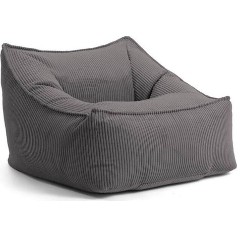 [GEBRAUCHT] B-Ware mokebo Cord Sessel 'Der Lümmel' XXL Sitzsack 95x75x60 cm Anthrazit (1/2)