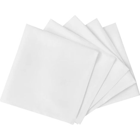 Serviettes de table 25 pcs Blanc 50x50 cm