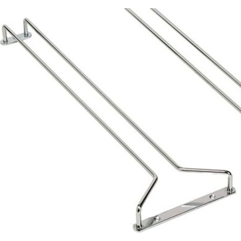Soporte para copas cromado, 415x115mm (1/3)