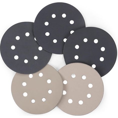 Schleifpapier 125mm Klett Siliciumcarbid Nass 25 Stück Mix Körnung (1/5)