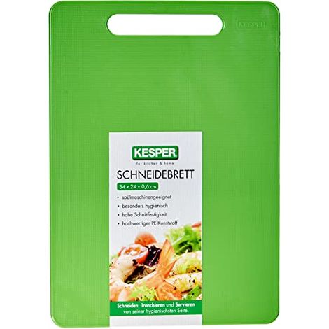 Kesper 30481 Tagliere in Plastica PE, Verde (1/4)