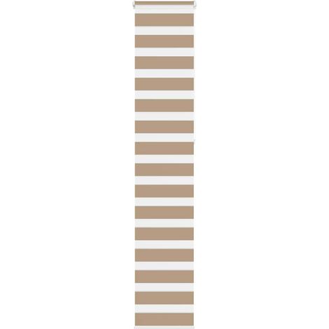 Doppelrollo Sandbraun 50x230 cm Stoffbreite 45,9 cm Polyester