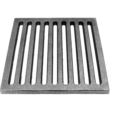 Grille à cendres A pour inserts cheminée – Encastrement parfait 220x220x10mm – Montage rapide – Fonte de qualité supérieure – Kaminxpert