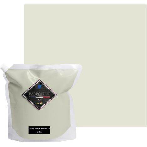 Peinture acrylique velours murs et plafonds 2,5L Blanc Fumé Abemus Papam (1/5)