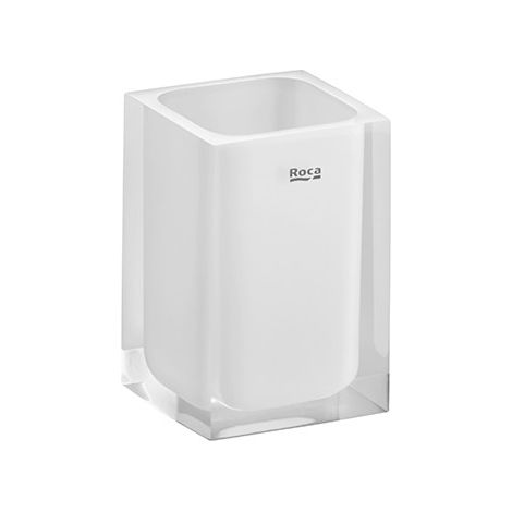 Gobelet de comptoir de salle de bain ICE - ROCA Couleur : Blanc