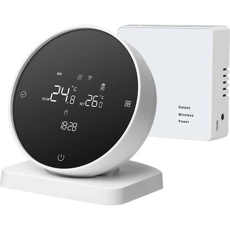 Tuya WLAN-Thermostat für Gasheizkessel. Kompatibel mit Sprachsteuerung per App und Google Home. (1/5)