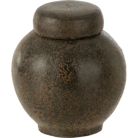 Pot Déco en Terre Cuite "Victor" 20cm Marron (1/5)