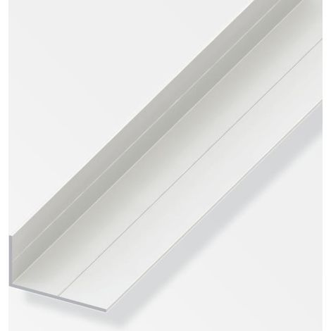 Alfer aluminium-eckschiene 23,5x43,5x1,5mm länge 1m weiß - 21690