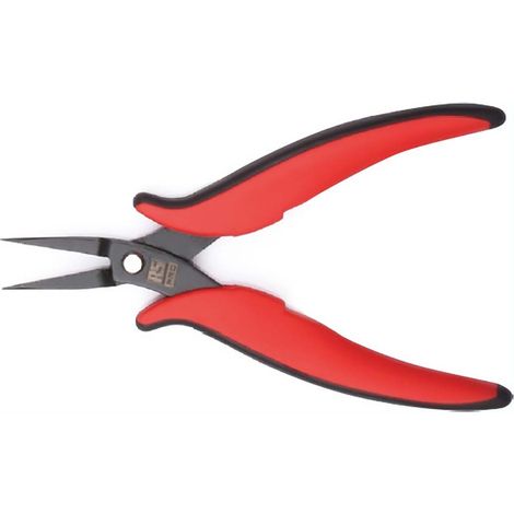 Pince à bec long RS PRO, L. (hors tout) 155 mm, L. (mâchoire) 28mm ( Prix pour 1 ) (1/2)