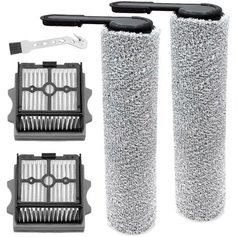 Pièces de rechange pour aspirateur eau et poussière Tineco Floor One Stretch S6 : brosses rotatives et filtres HEPA