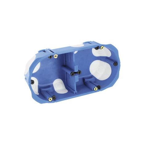 Boîtier d'encastrement double NO AIR Ø67x40mm