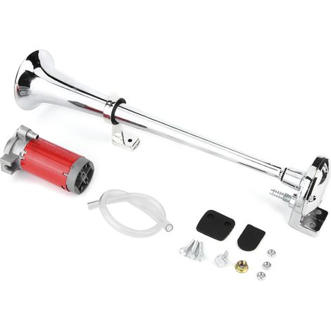 Avertisseur pneumatique long camion 120dB son puissant trompette simple tube accessoire pratique (1/5)