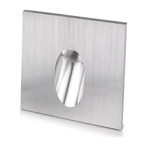 Aougo – Downlight mural encastré carré à LED 1W – Blanc froid – Pour escaliers, véranda, allée – Tension AC 100-245V – Aluminium résistant (1/5)