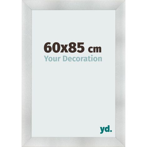 yd. - Cadre photo 60x85 - Aluminium Brosse - MDF - Pisa (1/5)
