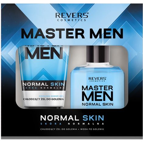 Revers Master Men: gel da barba 150 ml + dopobarba 120 ml
