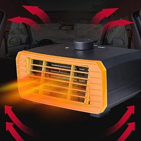 150W 24V Auto-Zigarettenanzünder-Heizgerät, Kühlventilator, Enteisungsfunktion, Antibeschlagfunktion, tragbares Auto-Heizgerät mit Enteisungsfunktion