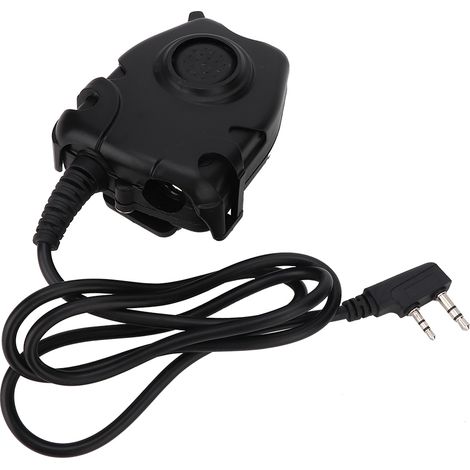 Adaptateur PTT avec Casque Oreillette pour Radio RETEVIS Kenwood BAOFENG (1/5)