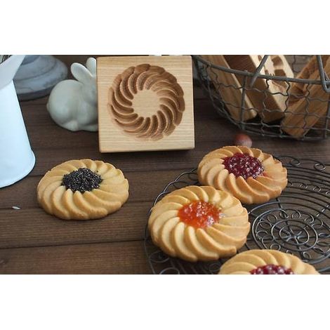 Moule à gâteau en bois à faire soi-même, presse à gâteau, tampon, moule à gâteau ménager, accessoires de pâtisserie (1/3)