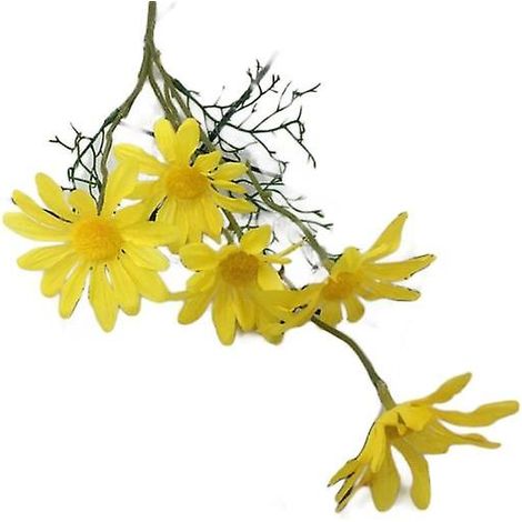 Chrysanthèmes artificiels, bonsaï, café, jardin, maison, mariage, fête, décoration intérieurejaune (1/5)