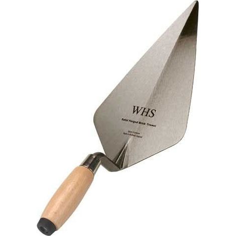 Spear & Jackson Tyzack Truelle à talon large et manche en bois court renforcé 25 cm