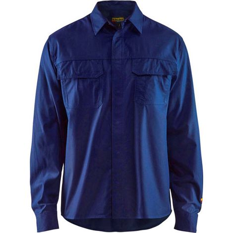 Camicia da lavoro ignifuga intrinseca 3227 - Blu navy L (1/4)