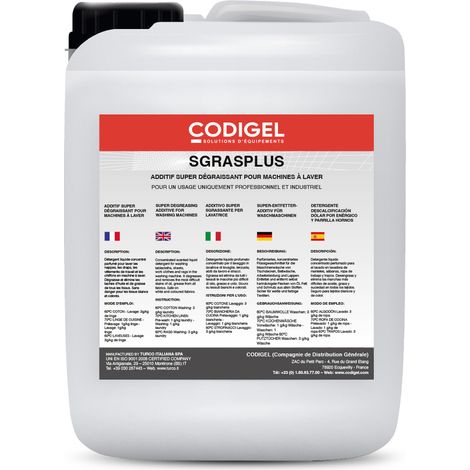 Détergent Dégraissant Puissant 20 L - Codigel (1/2)