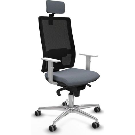 Piqueras y Crespo Chaise de bureau gris confortable