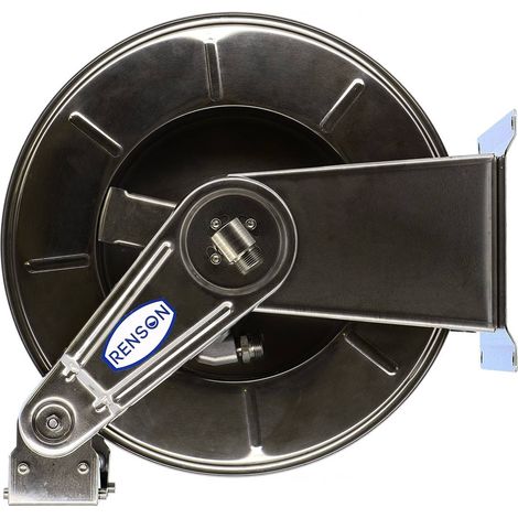 ENROULEUR INOX EAU CHAUDE HP EQUIPE FLEXIBLE 20M EN 3/8'' RENSON