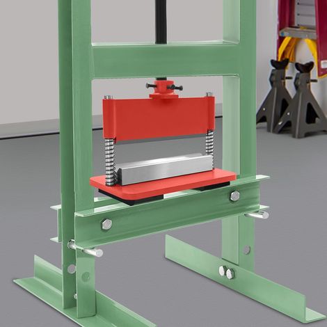 Embout de presse pliante hydraulique, presse pliante, en acier 45 pour hydraulique de 12 à 20 T, angle de flexion de 90 °, longueur de flexion de 30,5 cm et épaisseur du matériau de 0,48 cm rouge (1/5)