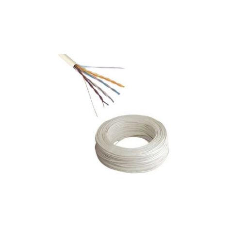 Câble PTT blanc 298 - 4 Paires - Cat.5 - en couronne de 100 m - 2984PAWG24C100