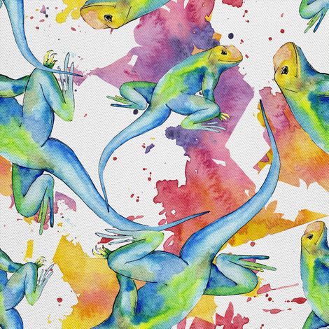 Décoration d'extérieur Oxford - Motiv Leguan Aquarell (1/5)