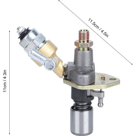 Pompe à Injection pour Mini Cultivateur Électrovanne Pièce de Rechange pour Moteur Diesel Refroidi par Air Modèle A - KZQ (1/5)
