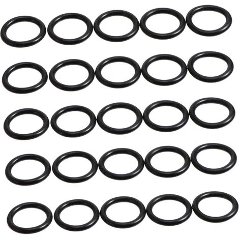 50 Joints Toriques en Silicone Noir pour Robinet Extérieur (1/5)