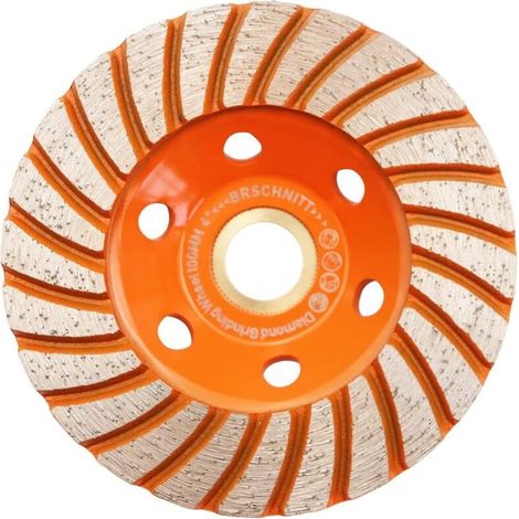 Meule de coupe de diamant Turbo en béton, meule d'angle 100 mm Meule de coupe de rangée Turbo de diamant pour le granit, le béton, la pierre, le ciment, le marbre, la roche (1/5)
